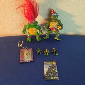 Teenage Mutant Ninja Turtles Bundle Vintage Playmates + World's Smallest Toys